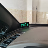 USB 5V 12V CAR GPS Beidou Timing 12/24 Hours Electronic Clock LED Digital TIME Display Power Off Memory Watch