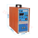 220V Heater Induction Heating hine Smelting Furnace High Frequency Welding Metal Quenching and Annealing Equi