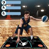 Basketball Dribble Mat - Shock Absorbing, Silent for Youth and Adult Ball Control Training