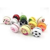 Ball Cute Animal Prints Wooden Yoyo Ladybug Kids Yo-Yo Creative Yo Toys for Children