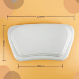 Bathtub With Suction Cups Comfortable SPA Non-Slip Bath Pillow Neck Back Headrest Pillows Soft Thickened Waterproof PU