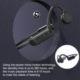 Bone Conduction Rechargeable Headset Earphone Player White