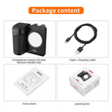 Phone CapGrip Handheld Selfie Booster Hand Grip Bluetooth Remote Control Long Distance Shooting Shutter with Fill Light Lamp