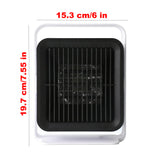 1pc, Electric Heater, Small Heater With Heating And Fan Modes, Household Heating Fan Portable Heater, Ceramic PTC Household Heater, For Home Office School Thanksgiving Halloween Christmas Gift Fall Winter Essential