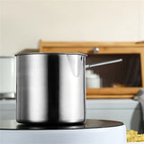 1 Deep-fried Pots For Household Use, Stainless Steel Gas-fired Mini Pots With Filter Nets