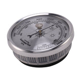 2X For Home Pressure Gauge Weather Station Metal Wall Hanging Barometer Atmospheric Multifunction Thermometer Hygrometer