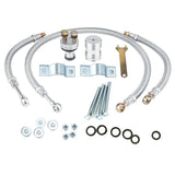 Motorcycle Oil Cooler Coog Radiator Kit 125Ml Aluminum Sier for Honda CB CG Engine