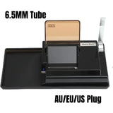 CRUSHER HK-2 Fully Automatic Tobacco Rolg hine for 6.5/8mm Tube Electric Cigarette Inject Roller Maker with Roll Tray Tool