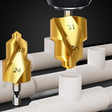 High Speed Steel Reamer Hexagonal Shank PPR Plastics Pipes Reaming Spigot Expander Practical Drill Bit Plumber's Tool