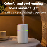 Small 230 ml Low Noise Personal Desktop Air Humidifier for Living Room Bedroom Office Indoor Birthday Gift