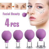 Rubber Face Massager Vacuum Eye Skin Lifting Facial Cups Anti Cellulite Jar Anti-Wrinkle Cupping Therapy Beauty Tool