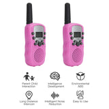 Portable Handheld Walkie Talkie Children 2 Way Radios 3KM Long Range Educational Interactive Indoor Outdoor Acitvities Adventure