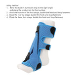 Adjustable Plantar Fasciitis Night Splint Breathable Drop Orthotic Stabilizer Brace Double Fixed Pains Relief Patients New