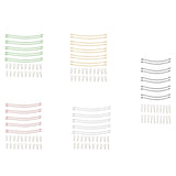 10Pcs Body Shell Clips R Pins Anti-Lost Rope For 1/10 1/8 Axial SCX10 Traxxas Trx4 Tamiya RC4WD HSP HPI RC Car