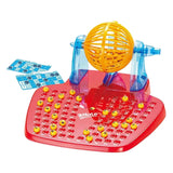 Lotto Reusable Parent Child Games Portable Set with Bingo Cage for Festivals Bar Party Birthday Table Game