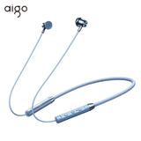 Original Aigo W01 TWS Wireless Earphone Bluetooth 5.2 Sports Noise Canceling Neckband Headphones Waterproof Microphone