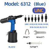 Pneumatic Riveter Automatic Rivet Gun RL-6312 Industrial Hydraulic Quick Riveting Nut Tool M3 M4 M5 M6 M8 M10 M12