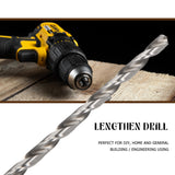 5PCS Extra Long High-speed Steel Sets Straight Shank Twist Drill Bit Tool 2-5mm for Wood