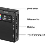 Rgb Fill Light Photography Light R6 Rgb Led Video Light Fill Light Dimmable 2500-8500K Photography Light 2500-8500K