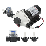 RVs Water Pump 4.2BAR Professional Self Priming Diaphragm Pump 12V 5.0GPM Efficient Auto Cut Off with Pressure Switch for Yacht