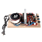 DIY Modified 200W Audio Power Amplifier - Aluminum Plate Stereo Digital Amplifier with USB for HiFi Speaker - US Plug