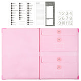 Document Organizer Folio with 12 Pockets Envelopes in Case I Go Missing Binder Important FileOrganizer Comes Labels Sticker