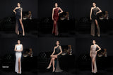 Party Evening Dress Sexy Long Section Was Thin Toast Bride