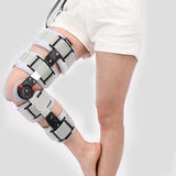 Adjustable Medical Immobilizer-Hinged ROM Knee Brace-Side Leg Stabilizers-for Post-operative Recovery Treatment orthriti