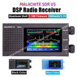 2024 NEW Malachite DSP V5 1.10D All-in-One Firmware Malahit Portable SDR Radio Receiver 10kHz~250MHz/400MHz~2GHz