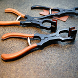 DIY Leather Art Parallel Pliers Handmade Leather Goods Special Flat Nose Pliers Alloy Steel Leather Edge Clamping Fixing Tools