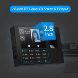 Attendance Face Time Clock Support Fingerprint Password Palm Print Facial Fast Recognition for Employees Access