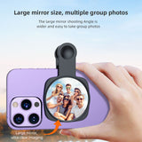 Compact Mirror Universal Clip for i Phone 14/13/12/11 Samsung Photo Video Selfie Vlog Accessories