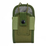 Mobile Radio Walkie Talkie Pouch Waist Holder Pocket Portable Interphone Holster Carry Bag for Hunting Climbing Camping