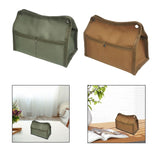 Outdoor Wet Tissue Box Portable Napkin Canvas Paper Towel Wipe Case Bag for Camping Tent Travel Home Hiking Holiday Gift