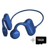 Real Bone Conduction Headphones Bluetooth 5.2 Wireless Earphones Waterproof Sports Headset with Mic for Workouts Running Driving