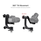 Andoer Heavy Duty Metal Panoramic Gimbal Tripod Head with Arca-Swiss Quick Release Plate for DSLR Camera Camcorder Bird Watching