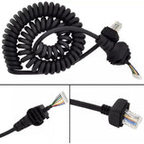 5pcs HM-152 Hand Microphone 8 Pin Cable Cord for ICOM HM152 HM154 IC-2820H F121 IC F221 Walkie Talk PTT Mic Speaker Accessory
