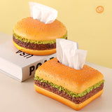 Burger Tissue Cover Living Room Coffee Table Plastic Paper Towel Storage Box For Kitchen Dining