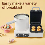 2022 new Home use multi-function digital toaster grill frying pan 5 in 1 Electric Breakfast Maker hine