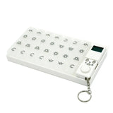 28 Grid Weekly 7 Days Portable Electronic Box Plastic Holder Pill Cases Separable combination 4 groups of reminder