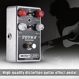Mosky Brown Distortion Guitar Effect Pedal Boost Switch Vintage/Modern Switch UK Full Metal Shell True Bypass High Quality