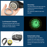 50m Underwater Wrist Balanced Dive Compass Waterproof Luminous Dial Detachable Strap For Scuba Diving Kayaking Outdoor