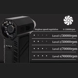 Multifunctional 130000RPM Mini Turbo Jet Air Duster Blower Fan For Cars, Houses, Computer Keyboards