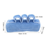 Fingers Separation Pad Soft Cotton Anti-Bedsore Elder Bedridden Patients Finger Caring Accessory Maximum Protection (Light Blue)