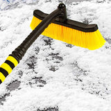 Ice Removing Brush Shovel Tools Foldable Snow Scraper Windshield Car Wash Accessory Winter Scraping Tool