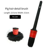 Top-17 Pcs Detailing Brush Set Brushes Sponges Towels For Car Air Vents Rim Cleaning Dirt Dust Clean Tool