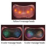 Rotating Backrest Waist Cervical Household Car Electric Shiatsu Massager Back Massage Pillow