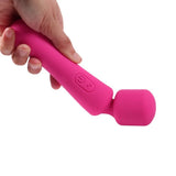 silicone massage stick usb charging red vibrators 10 frequency earthquake massager