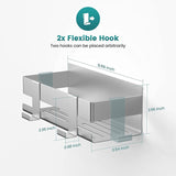 Without Drilling Basket Shower Shelf Stainless Steel Bathroom With Hook Is Removable