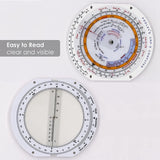 E6B Flight Computer Aviation Plotter Circular Slide Rule Used In Aviation Flight Training